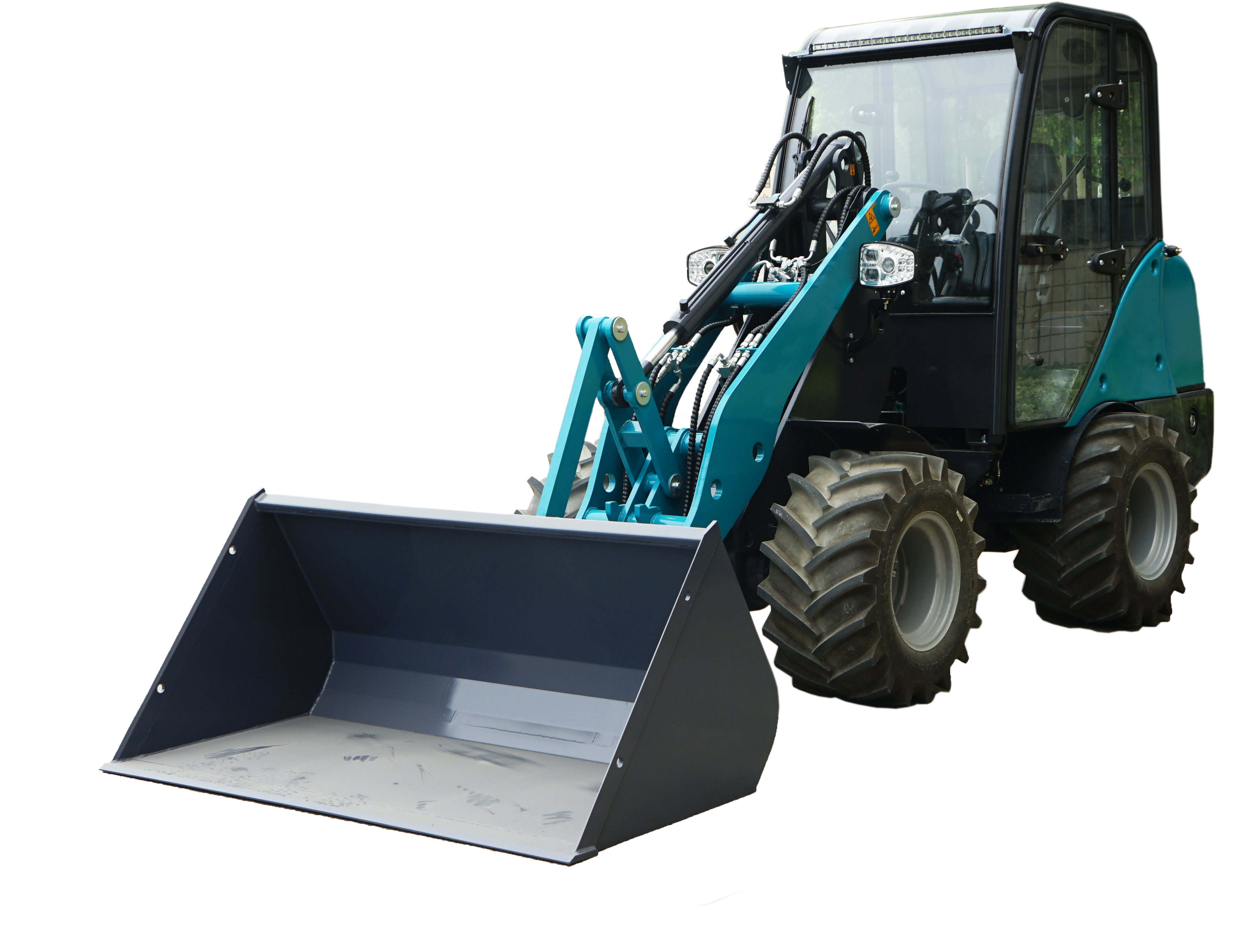 New Design Good Performance Mini Earthmoving Equipment Wheel Loader with Various Attachments