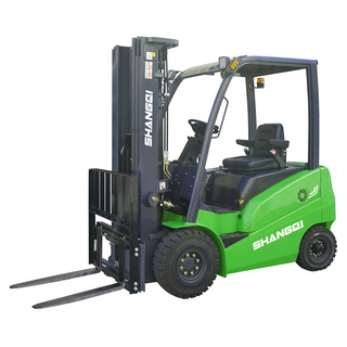 Battery Lithium 350Ah 76.8V 2ton Full electric four wheels forklift lifting truck