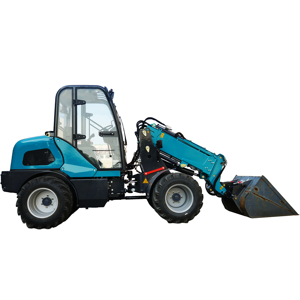 1 Ton Telescopic Front End Wheel Loader with LS Euro 5 Engine