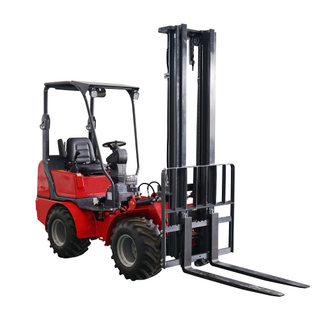 Quick Connect Wheel Loader with Log Forks for Building