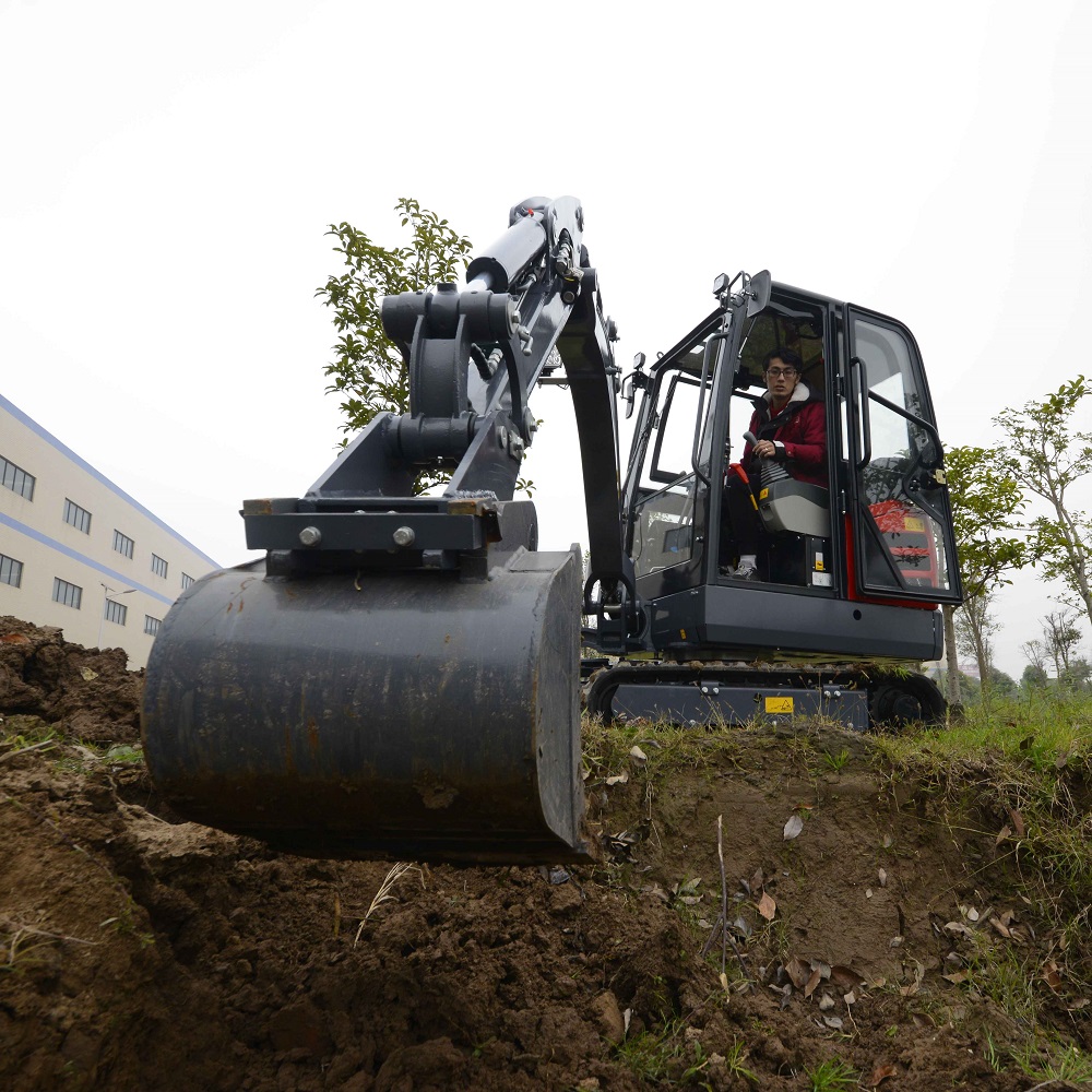 SQ18A Rubber Track 1.8 Ton Hydraulic Crawler Compact Mini Excavator